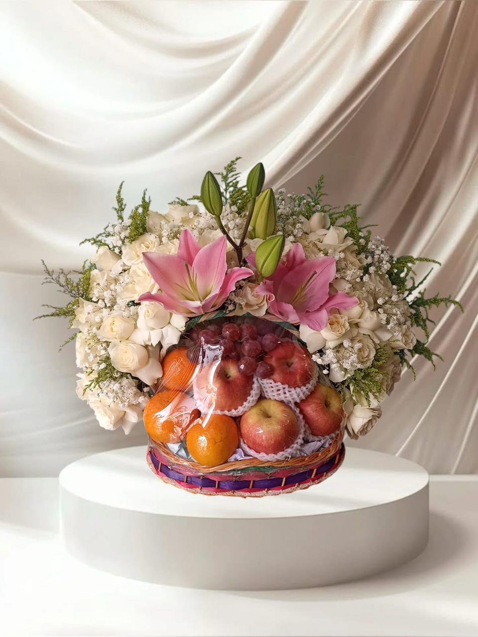 Parcel hari raya buah dan bunga di Ciputat - hampers lebaran CASSIOPEIA Florist Tangerang Selatan