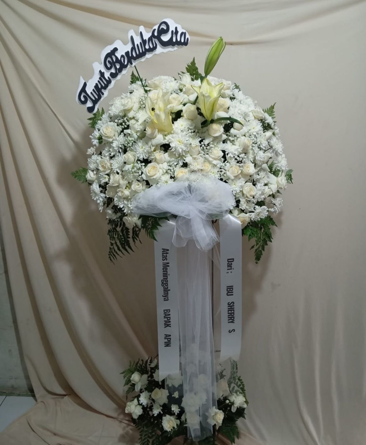 Standing flower bagus di Tangsel untuk acara di Serua Ciputat