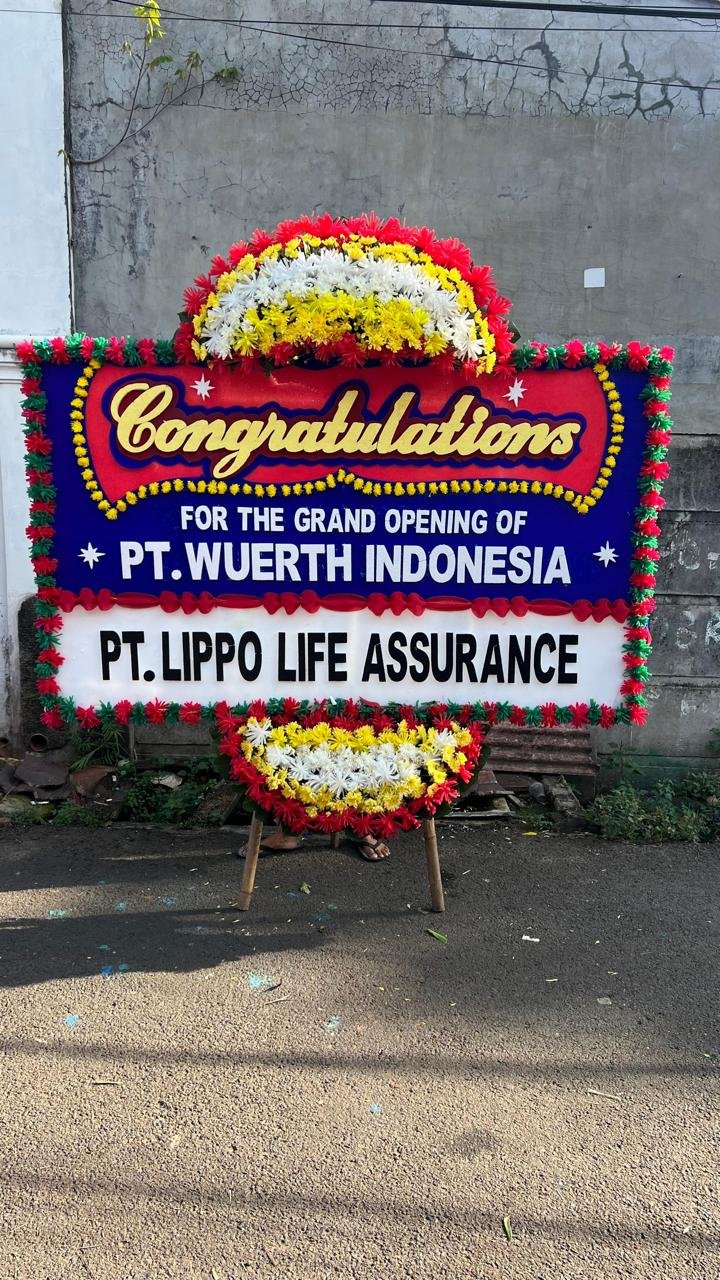 Bunga papan congratulations grand opening di Ciputat - karangan bunga selamat sukses CASSIOPEIA Florist