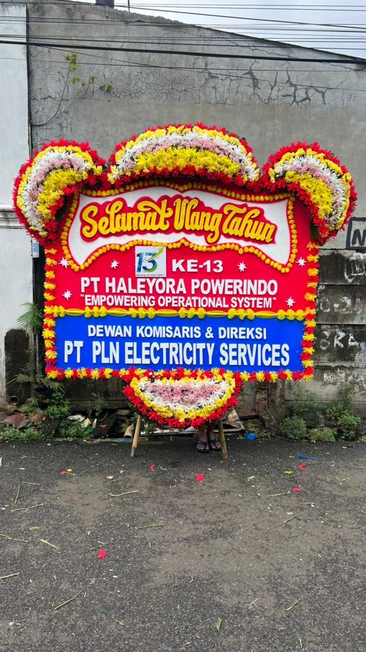 Bunga papan selamat ulang tahun di Pamulang Timur